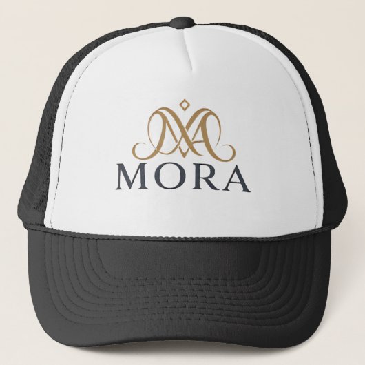 Casquette MORA Essential Cap (Noir et Blanc) (Devant)