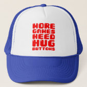CASQUETTE MORE GAMES NEED HUG BUTTONS (Devant)