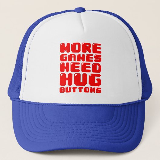 CASQUETTE MORE GAMES NEED HUG BUTTONS (Devant)