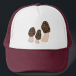 Casquette Morels Champignons Fun Fungi PERSONNALISER IT<br><div class="desc">Customisez ceci avec votre propre texte ou laissez tel quel ! Visitez ma boutique pour plus de designs amusants ou contactez-moi pour un travail sur mesure ! MERCI! Et s'il vous plaît,  marquez-moi aussi sur instagram à @shoshannahscribbles ! Merci ! :)</div>