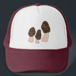 Casquette Morels Champignons Fun Fungi PERSONNALISER IT<br><div class="desc">Customisez ceci avec votre propre texte ou laissez tel quel ! Visitez ma boutique pour plus de designs amusants ou contactez-moi pour un travail sur mesure ! MERCI! Et s'il vous plaît,  marquez-moi aussi sur instagram à @shoshannahscribbles ! Merci ! :)</div>