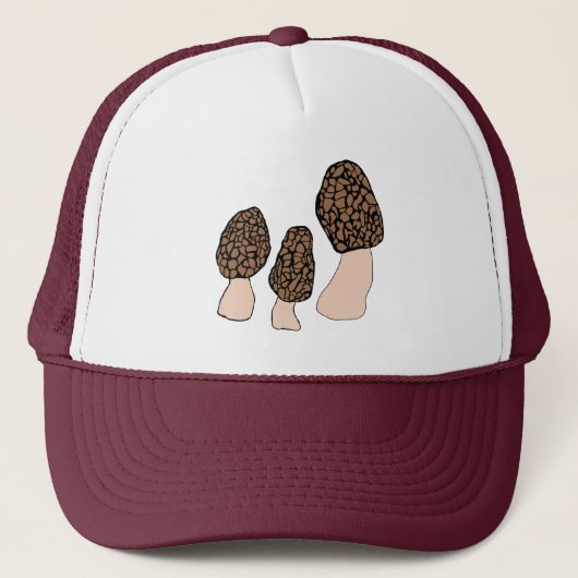 Casquette Morels Champignons Fun Fungi PERSONNALISER IT (Devant)
