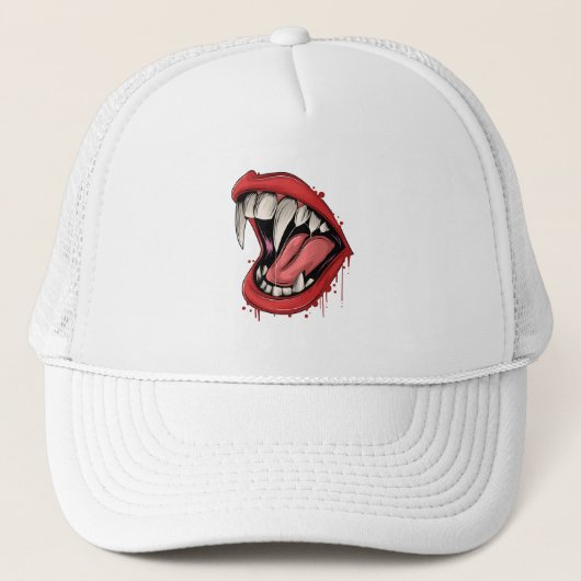 Casquette Morsure de vampaire (Devant)