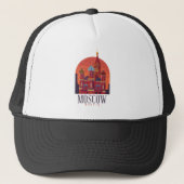Casquette Moscou Russie Kremlin Skyline (Devant)