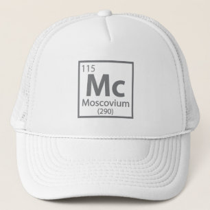 Casquette Moscovium - Tableau périodique scientifique russe