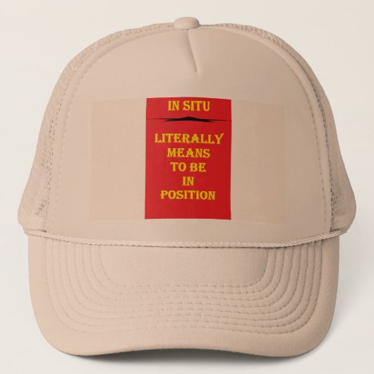 CASQUETTE MOT DE CONCEPTION DE JEU POUR LES PENSEURS (Devant)