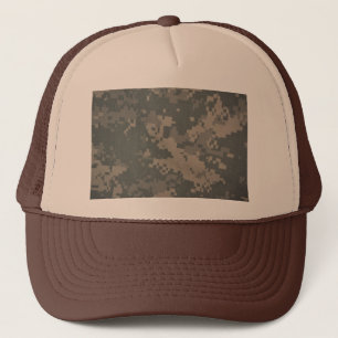 Casquette Motif Acu Camouflage Troupe Art Numérique Paix