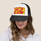 Casquette Motif de briques Abstrait (En situation)