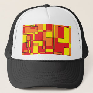 Casquette Motif de briques Abstrait