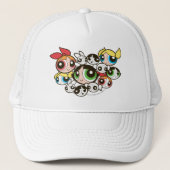 Casquette Motif de face pour les filles Powerpuff (Devant)