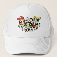 Motif de face pour les filles Powerpuff
