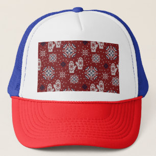 Casquette Motif décoratif de Noël d'hiver