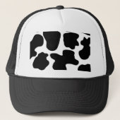 Casquette Motif d'impression de vache (Devant)