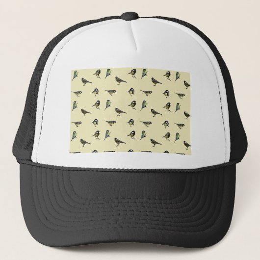 Casquette Motif d'oiseaux (Devant)