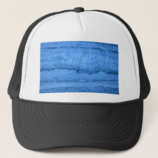 Casquette Motif en granit bleu, marbre bleu, pierre bleue (Devant)