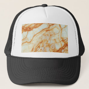 Casquette motif en marbre