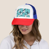 Casquette Motif géométrique créatif (En situation)