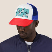 Casquette Motif géométrique créatif (En situation)