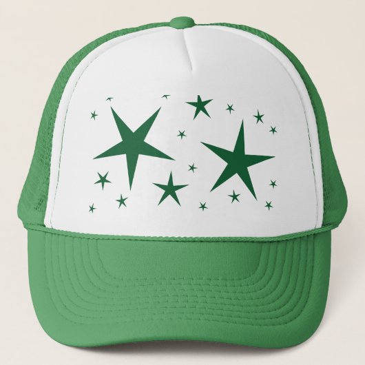 Casquette Motif Green Stars (Devant)