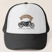 Casquette Moto Vincent Black Shadow (Devant)