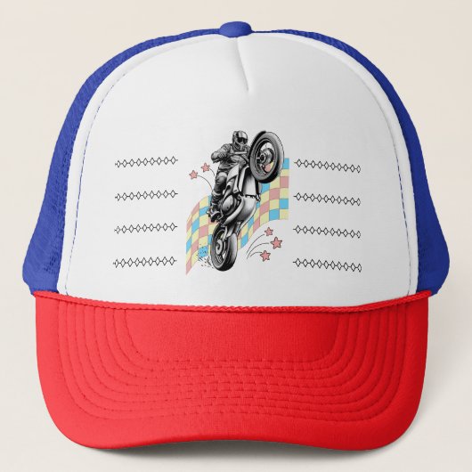 Casquette motocycliste (Devant)