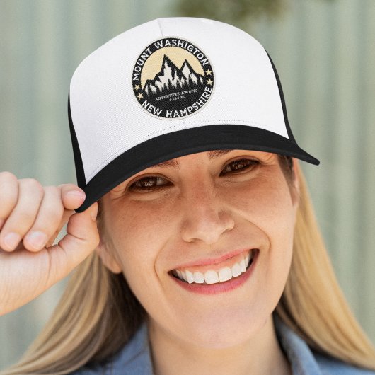 Casquette Mount Washington Mountain Landscape Souvenir