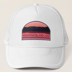 Casquette Mountain Island Lake Caroline du Nord Sunrise roug