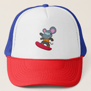 Casquette Mouse as Snowboarder