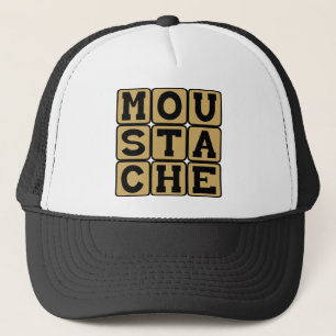 Casquette Moustache, cheveux faciaux