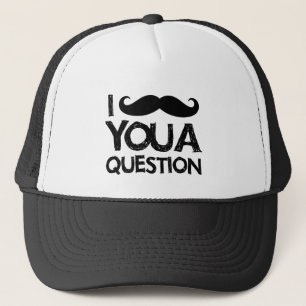 Casquette Moustache I vous une question (conception