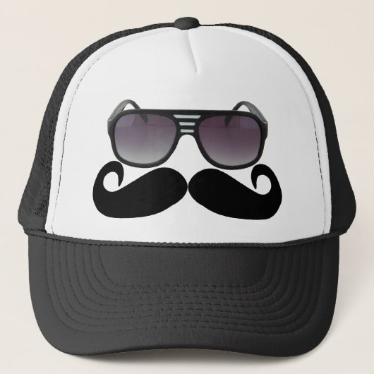 Casquette Moustache noire ou moustache noire pour les (Devant)