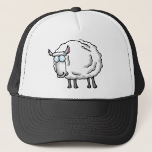 Casquette mouton blanc