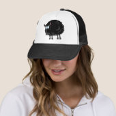 Casquette mouton noir (En situation)