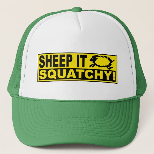 Casquette MOUTONS IL SQUATCHY ! Mystères SHEEPSQUATCH de (Devant)