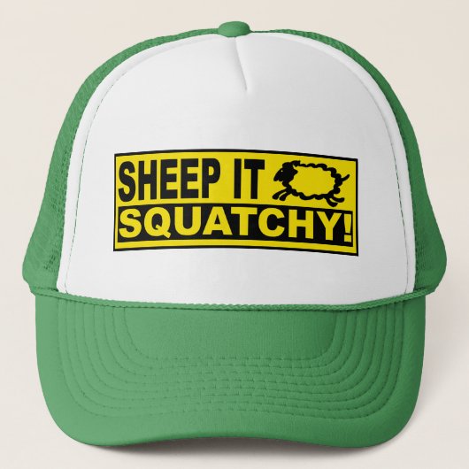Casquette MOUTONS IL SQUATCHY ! Mystères SHEEPSQUATCH de (Devant)