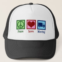 Mover Peace Love Moving Company Camion