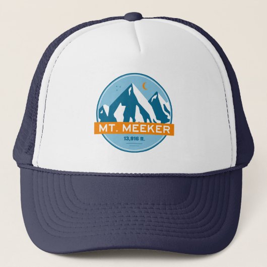 Casquette Mt Meeker Colorado Stars Moon (Devant)
