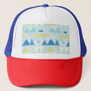 Casquette Multicolor Party : Amusant Motif sans couture.