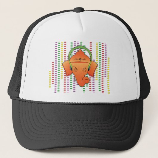 Casquette musical de Ganesh (Devant)