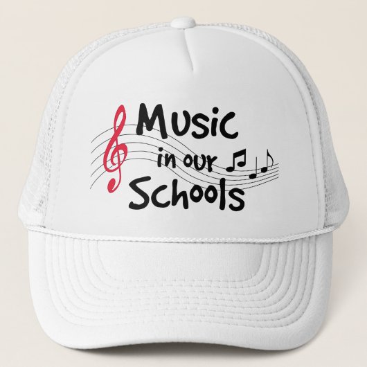 Casquette Musique dans nos écoles (Devant)