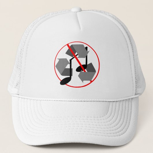 Casquette Musique Recyclée surpassée (Devant)