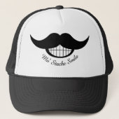 Casquette Mustache Smile (Devant)