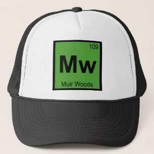 Casquette Mw - Muir Woods Chimie Symbole du tableau périodiq