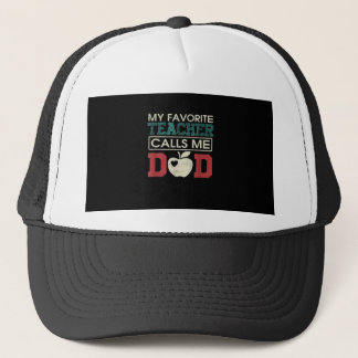 Casquette My Favourite Teacher Call Me Dad Venin For Father
