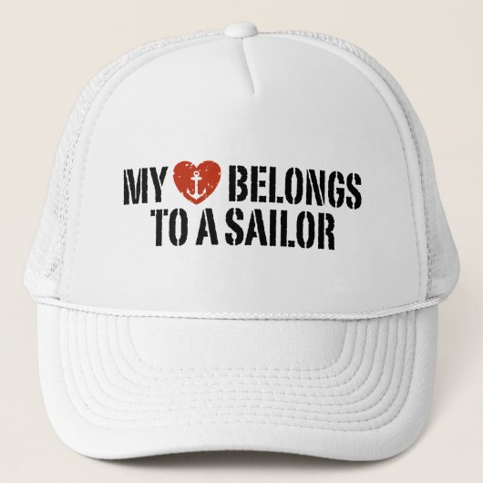 Casquette My Heart Sailor (Devant)