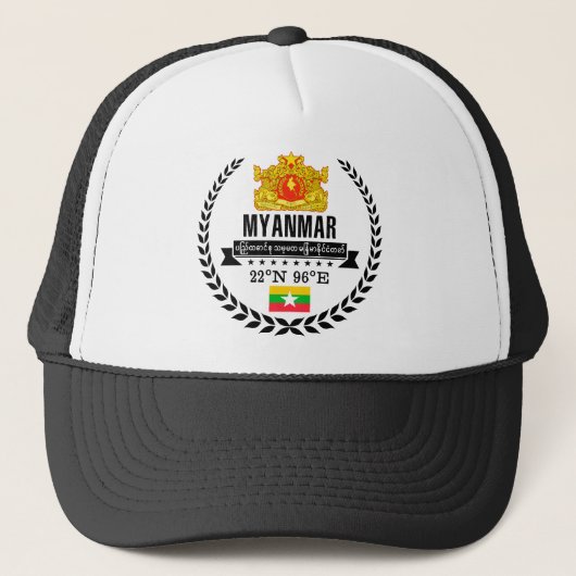 Casquette Myanmar (Devant)