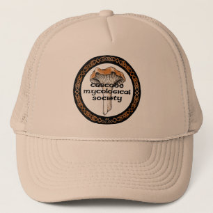Casquette mycologique de logo de société de