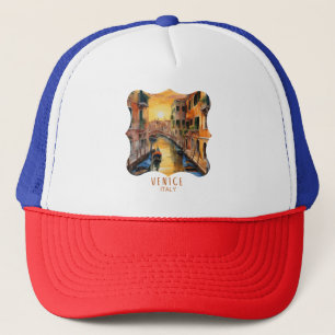 Casquette Mystérieusement beau coucher de soleil à Venise