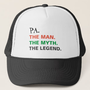 Casquette Mythe de l'homme Légende drôle Pa