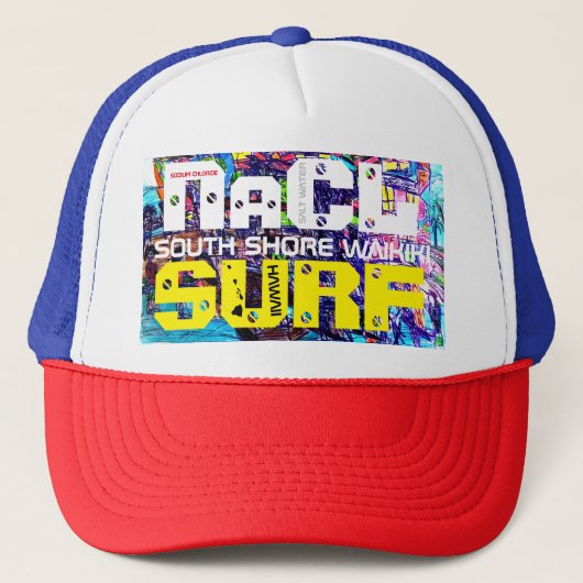 Casquette NaCL SURF RIVE SUD WAIKIKI (Devant)